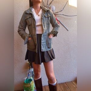 Ecote Olive Green bomber jacket.